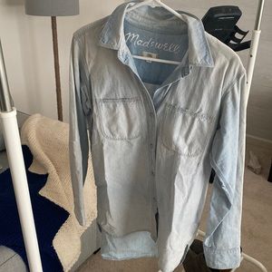 Madewell denim chambray shirt